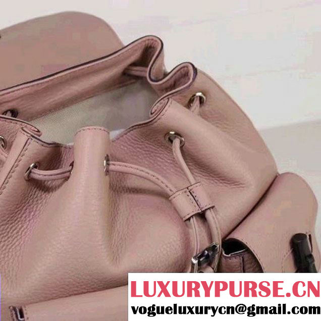 Gucci 370833 Bamboo Leather Backpack Nude (XYS-7030301 )