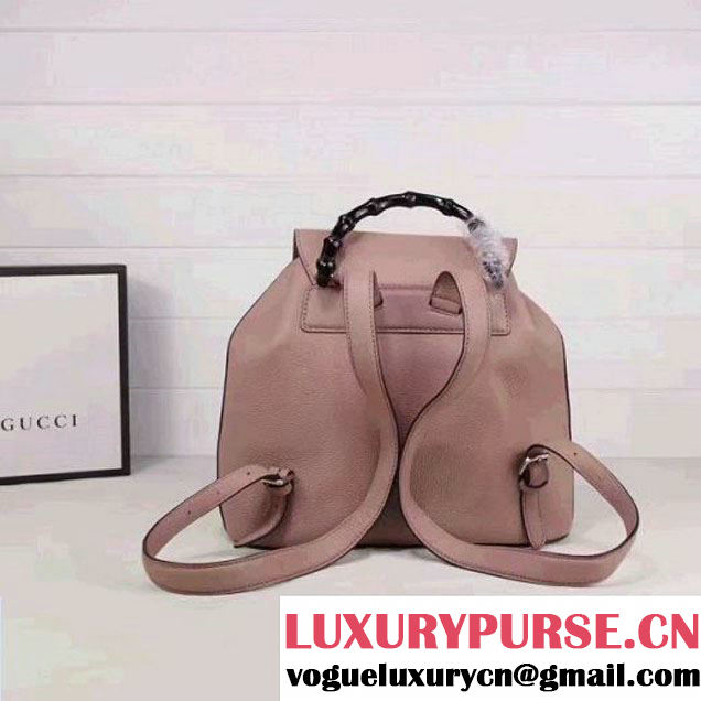 Gucci 370833 Bamboo Leather Backpack Nude (XYS-7030301 )
