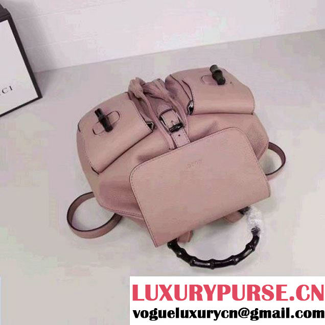 Gucci 370833 Bamboo Leather Backpack Nude (XYS-7030301 )