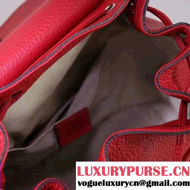 Gucci 370833 Bamboo Leather Backpack Red (XYS-7030302 )