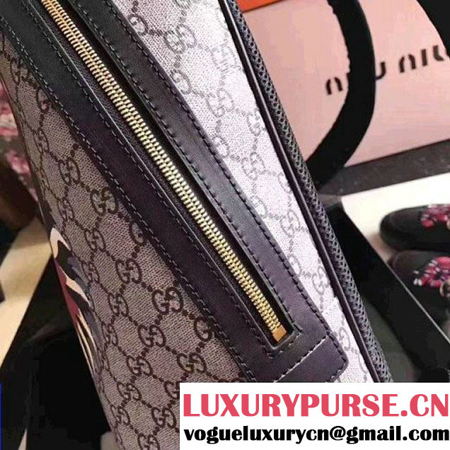 Gucci Angry Cat Print GG Supreme Backpack 419584 2017 (XYS-7050223 )