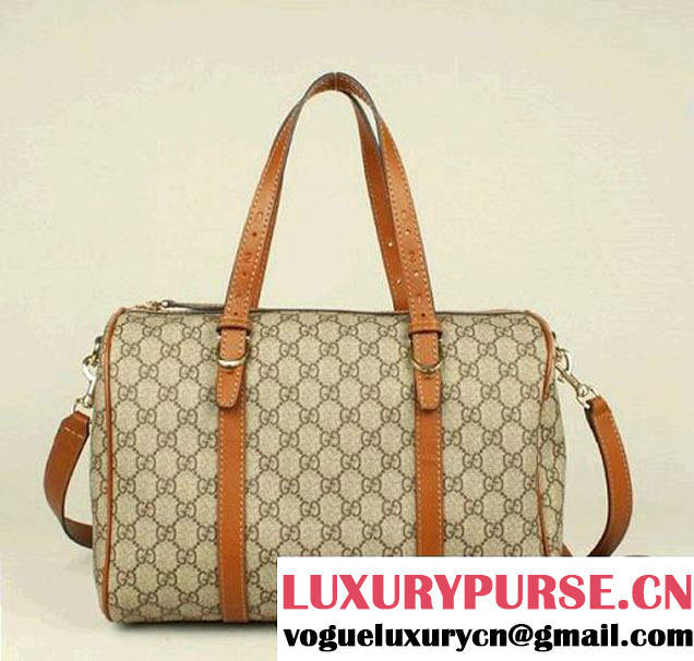Gucci 322231 KGD6G 8871 Nice GG Supreme Canvas Boston Bag  