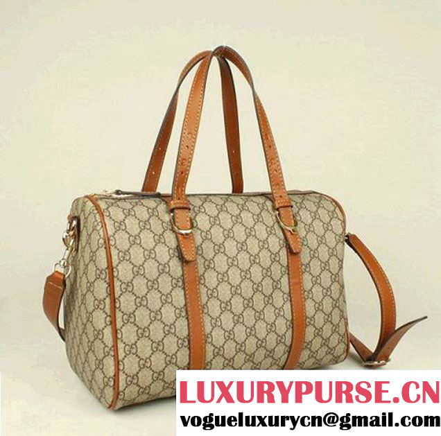 Gucci 322231 KGD6G 8871 Nice GG Supreme Canvas Boston Bag  