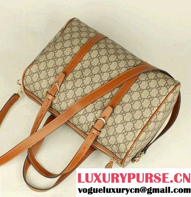 Gucci 322231 KGD6G 8871 Nice GG Supreme Canvas Boston Bag  