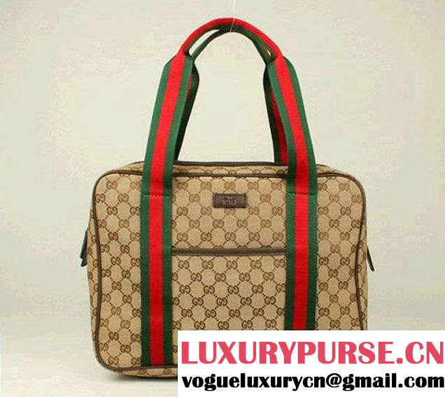 Gucci Boston Bag Mens Briefcase 189753 Apricot  