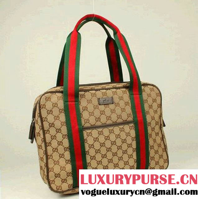 Gucci Boston Bag Mens Briefcase 189753 Apricot  