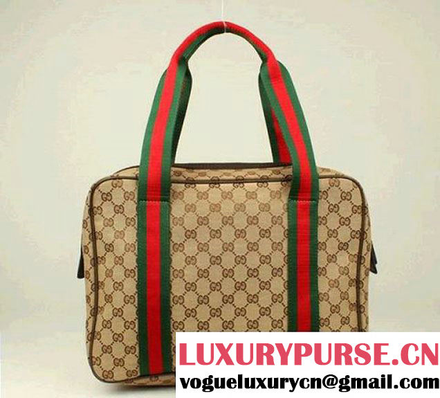 Gucci Boston Bag Mens Briefcase 189753 Apricot  