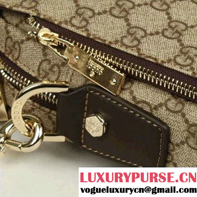 Gucci GG Fabric Boston Bag 289181 Brown  