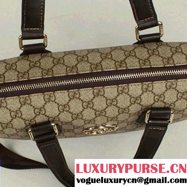 Gucci GG Fabric Boston Bag 289181 Brown  