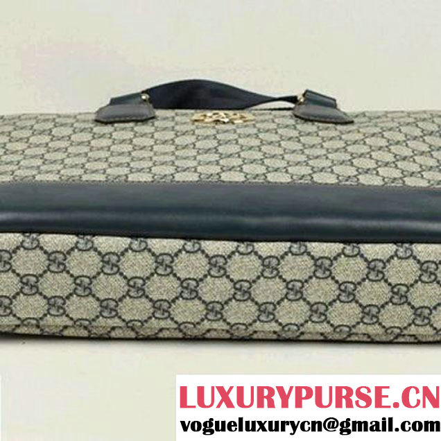 Gucci GG Fabric Boston Bag 289180 Blue  