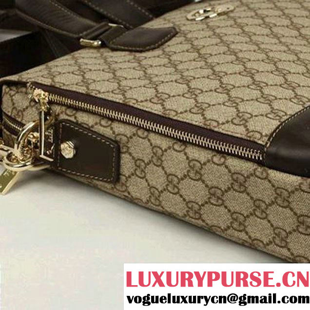 Gucci GG Fabric Boston Bag 289180 Brown  