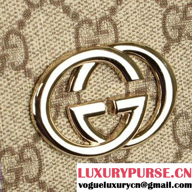 Gucci GG Fabric Boston Bag 289180 Brown  