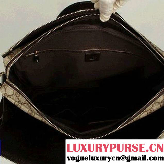 Gucci GG Fabric Boston Bag 289180 Brown  