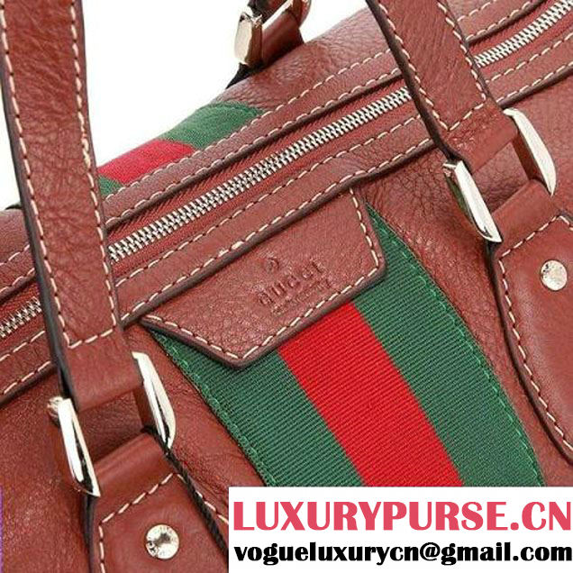 Hot Sell Gucci Seventies Medium Boston Bag 271623 Brown  