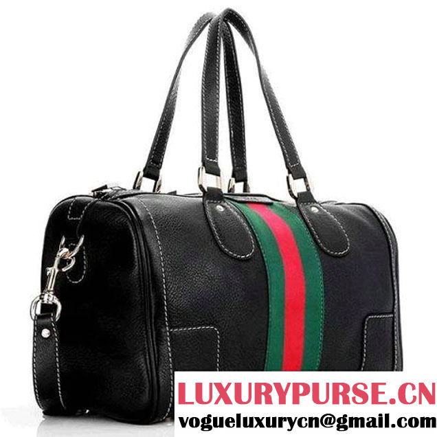 Hot Sell Gucci Seventies Medium Boston Bag 271623 Black