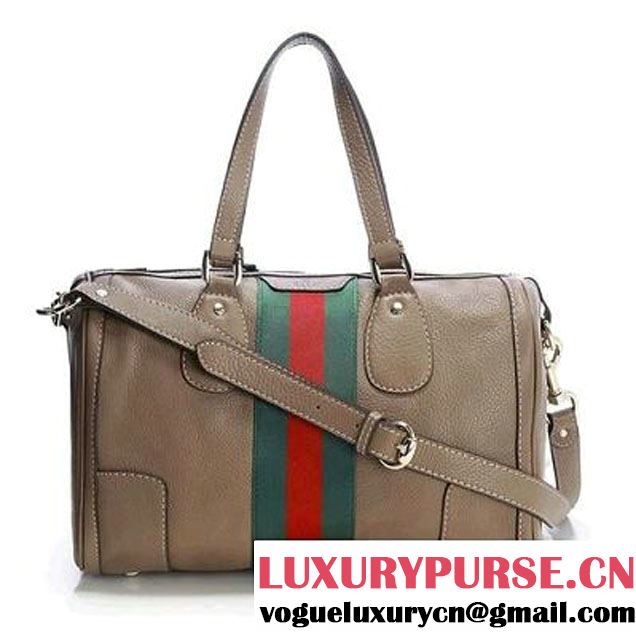 Gucci Seventies Medium Boston Bag 271623 Khaki