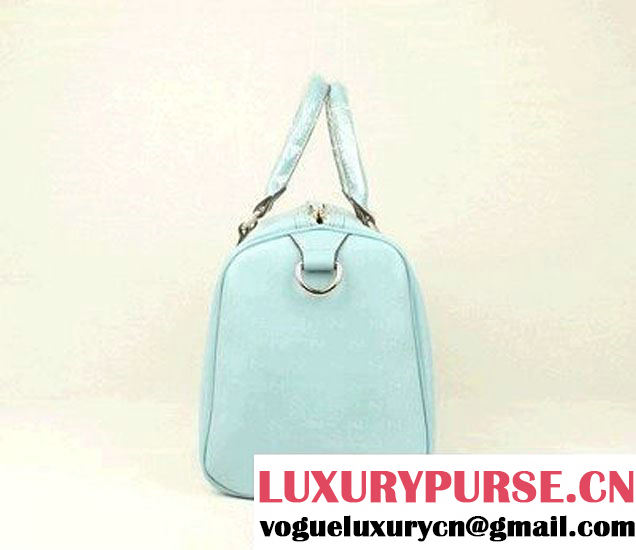 Gucci Joy 163603 Light Blue GG Imprime Boston Bag  