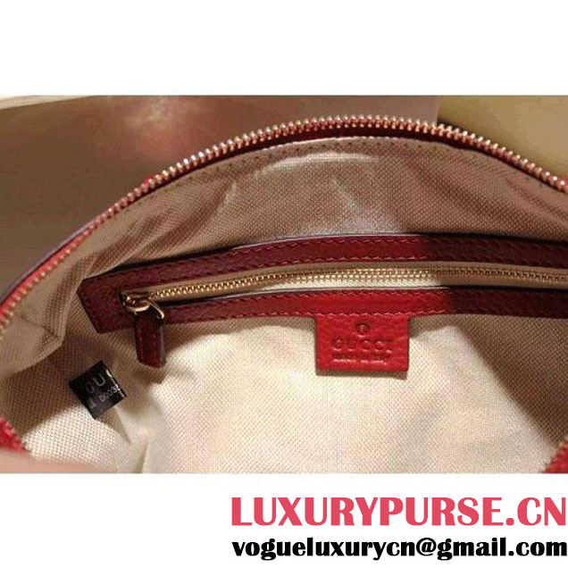 Gucci 269876 Small Vintage Web Orginal GG Canvas Boston Bag Red 2015 (SPM-062623 )