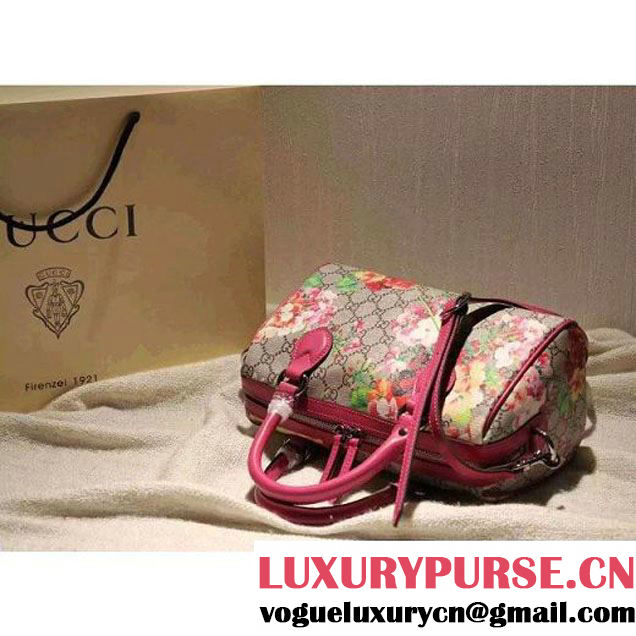 Gucci Small Blooms GG Supreme Top Handle Bag Fall 2015 (SPM-092113 )