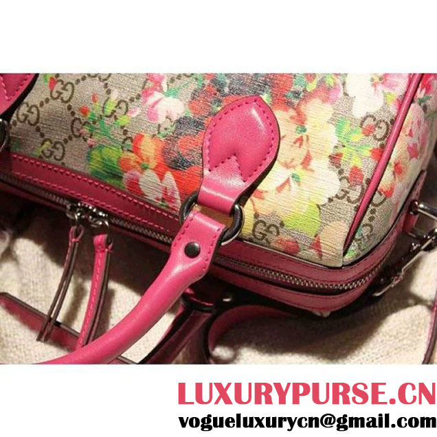 Gucci Small Blooms GG Supreme Top Handle Bag Fall 2015 (SPM-092113 )