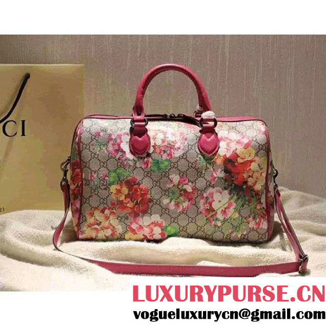 Gucci 409527 Blooms GG Supreme Top Handle Bag Fall 2015 (SPM-092114 )