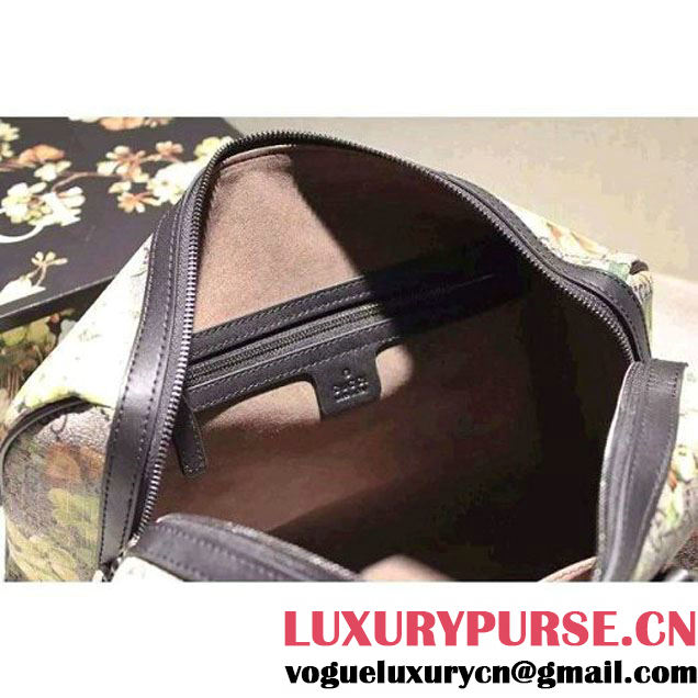 Gucci 409527 Green Blooms GG Supreme Top Handle Bag Fall 2015 (SPM-092809 )
