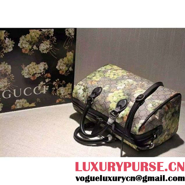 Gucci 409527 Green Blooms GG Supreme Top Handle Bag Fall 2015 (SPM-092809 )