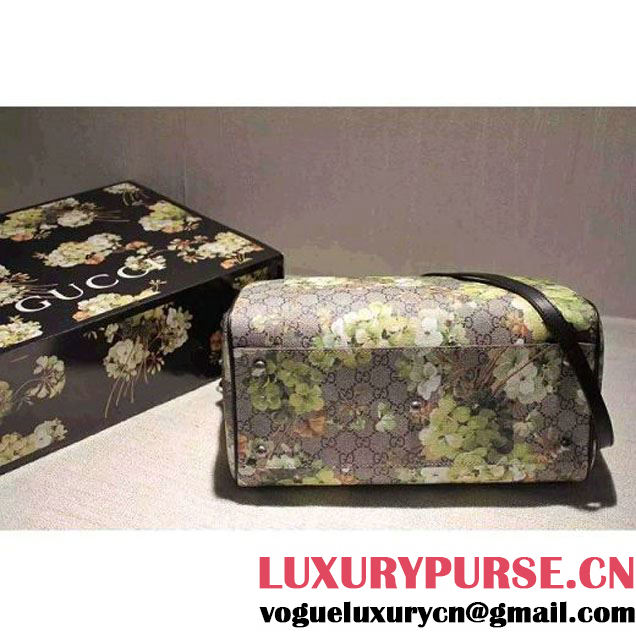 Gucci 409527 Green Blooms GG Supreme Top Handle Bag Fall 2015 (SPM-092809 )