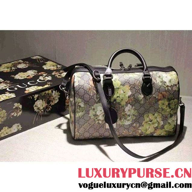 Gucci 409527 Green Blooms GG Supreme Top Handle Bag Fall 2015 (SPM-092809 )