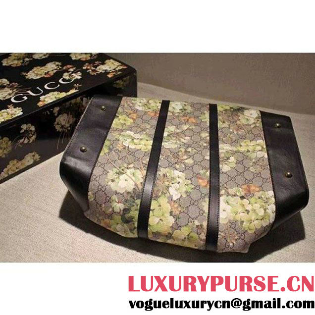 Gucci 406380 GG Green Blooms Duffle 2015 (SPM-092811 )