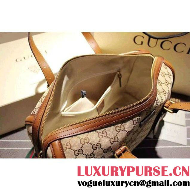 Gucci Lady Web Original GG Canvas Boston Bag (SPM-101207 )