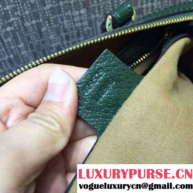 Gucci Small Tian GG Supreme Boston Bag Green 2016 (XC-6040520 )