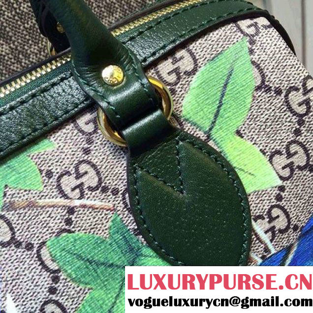 Gucci Small Tian GG Supreme Boston Bag Green 2016 (XC-6040520 )