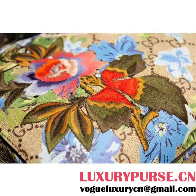 Gucci 409527 GG Floral Print Top Handle 2016 (SPM-60418 )