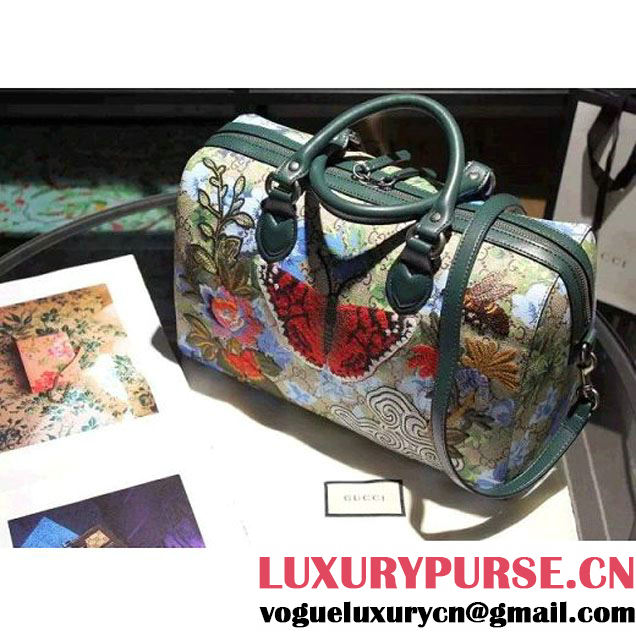 Gucci 409527 GG Floral Print Top Handle 2016 (SPM-60418 )