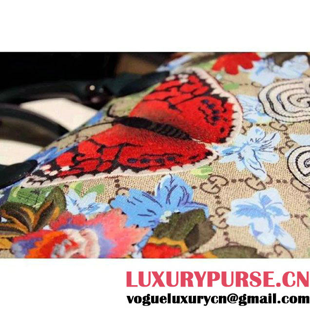 Gucci 409527 GG Floral Print Top Handle 2016 (SPM-60418 )
