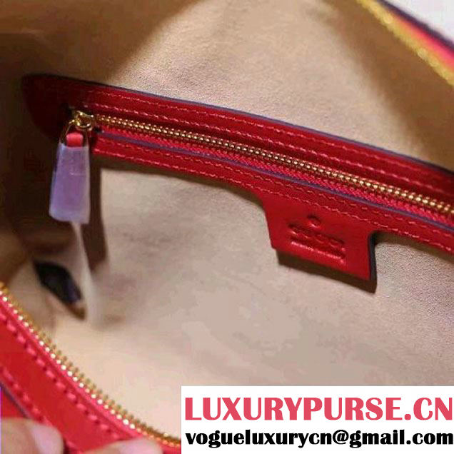 Gucci Soft Signature Top Handle Medium Boston Bag 453573 Red 2016 (XYS-6121405 )