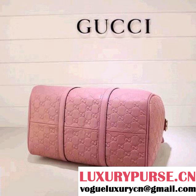Gucci Soft Gucci Signature Boston Bag 193603 Pink (XYS-6121909 )