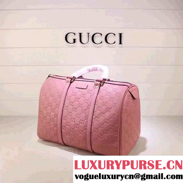 Gucci Soft Gucci Signature Boston Bag 193603 Pink (XYS-6121909 )