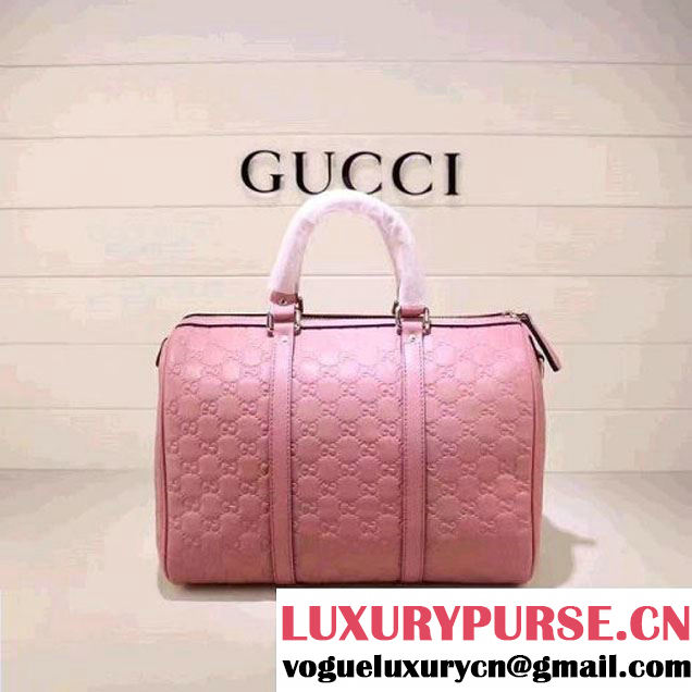 Gucci Soft Gucci Signature Boston Bag 193603 Pink (XYS-6121909 )