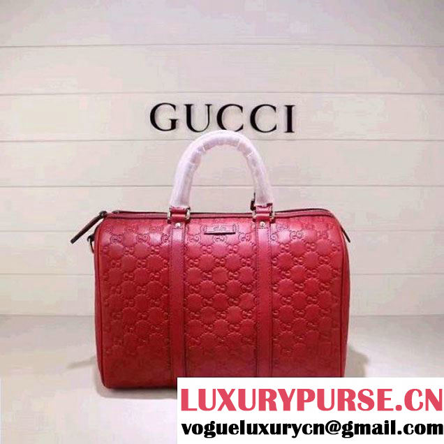 Gucci Soft Gucci Signature Boston Bag 193603 Red (XYS-6121910 )