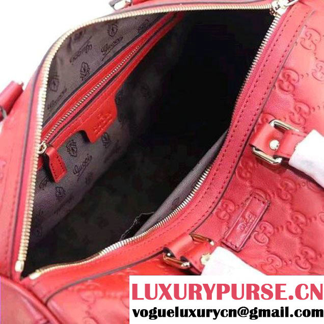 Gucci Soft Gucci Signature Boston Bag 193603 Red (XYS-6121910 )