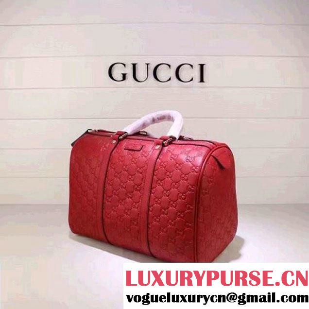 Gucci Soft Gucci Signature Boston Bag 193603 Red (XYS-6121910 )