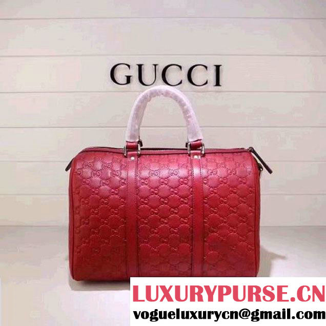 Gucci Soft Gucci Signature Boston Bag 193603 Red (XYS-6121910 )