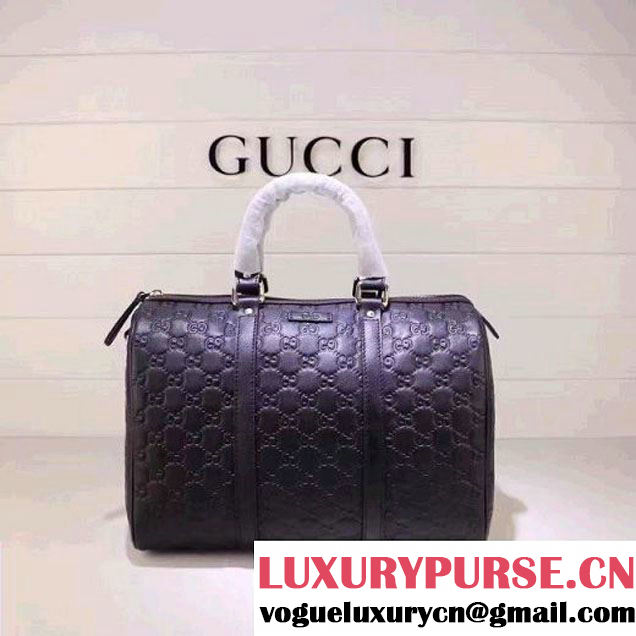 Gucci Soft Gucci Signature Boston Bag 193603 Black (XYS-6121911 )