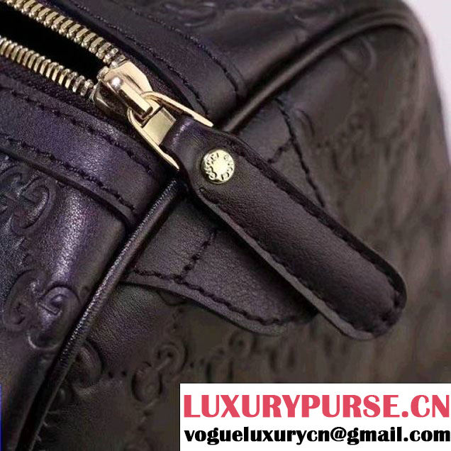 Gucci Soft Gucci Signature Boston Bag 193603 Black (XYS-6121911 )