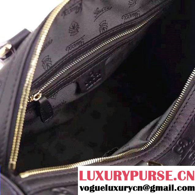 Gucci Soft Gucci Signature Boston Bag 193603 Black (XYS-6121911 )