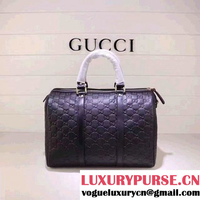 Gucci Soft Gucci Signature Boston Bag 193603 Black (XYS-6121911 )