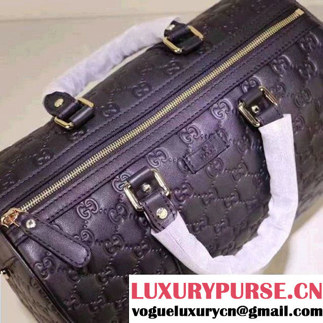 Gucci Soft Gucci Signature Boston Bag 193603 Black (XYS-6121911 )