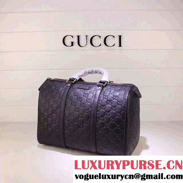 Gucci Soft Gucci Signature Boston Bag 193603 Black (XYS-6121911 )